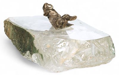 Сувенир &laquo;Мальчик на льду&raquo;. Конец XIX векаметалл латунь, кварц см х см1253Общая масса: 1253,00 