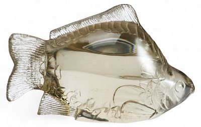 Скульптура &laquo;Карась&raquo;. Коста Бода Швеция1970-ггстекло, литьё8 см х смСтеклянная скульптура в виде 