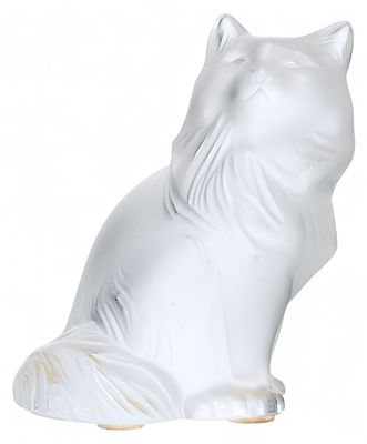 Скульптура Кот&raquo;. фабрика Рене Лалика, Франция1910-1920-ггматовое стекло8,4 см х смСкульптура 