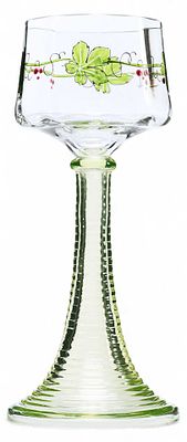 Бокал &laquo;Виноградная лоза&raquo;. ЕвропаКонец XIX- начало XX ввдвуцветное стекло, роспись19 см х см 