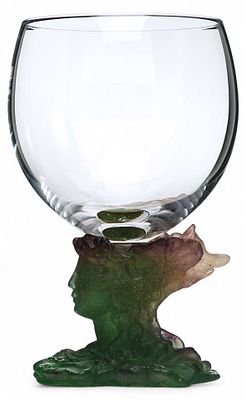 Бокал. Нанси, Франция. Нанси, ФранцияНачало XX векабесцветное и цветное стекло; литье15,6 см х 