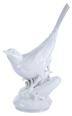 Скульптура Трясогузка фарфор, Мейсен (Meissen) Германия 1934-72 гг. Н-21,5 см. Эммерих 