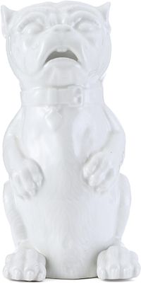 Кувшин Бульдог бисквитный фарфор, Европа кон. XIX нач. ХХ в. Н-23,5 см. ЕвропаXIX векфарфор 