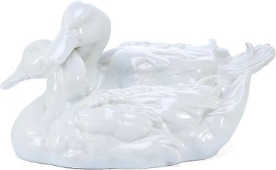 Большая скульптурная группа Утки фарфор, Херенд (Herend) Венгрия 1960-86 гг. 20x39 см. Херенд 