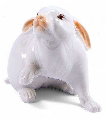 Скульптура Заяц фарфор, Херенд (Herend) Венгрия 1960-86 гг. Н-10,5 см. Херенд, Венгрия1960- 