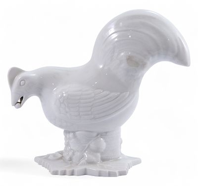 Скульптура Курочка фарфор, Херенд (Herend) Венгрия 1960-86 гг. 18,2х20 см. Херенд 