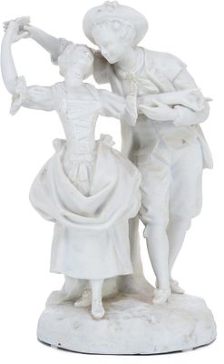 Скульптура Танец бисквит Севр Франция кон. XIX в. Н-25 см. Луи-Симон Буазо.Лимож? 