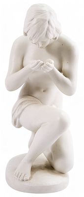 Скульптура Горсть воды фарфор, Валлендорф (Wallendorf ) Германия Н-22,3 см. Валлендорф 