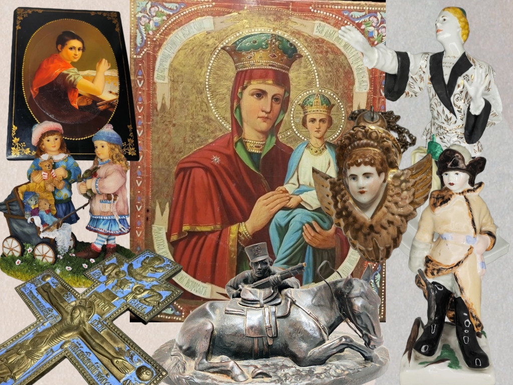 Галерея Антиквариата | Аукцион 1-1 | Иконы, Каслинское литье, Лаковая миниатюра, Фарфор и другие предметы ДПИ