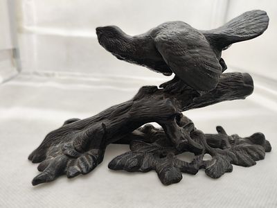 Скульптура "Глухарь". Чугун. Куса. 1970-1980е гг.