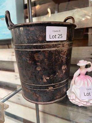 An early 20th century silver plated Ronella champagne bucket.