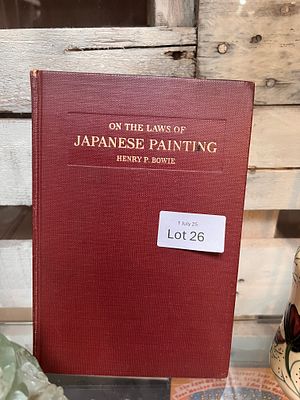 A volume on The Laws of Japanese Painting, by Henry P Bowie signed limited edition 87/100.