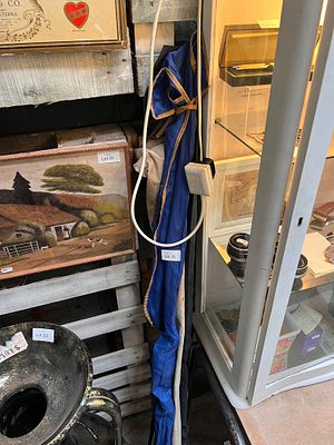 A selection of fishing rods including Shimano and Shakespeare with reel.