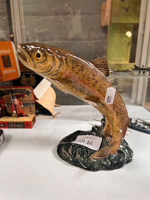 A Beswick figure study of a trout no1032, in perfect condition.