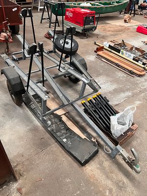 A single axle trailer 4 no. downhill cycles with lockable clamps *New Build*