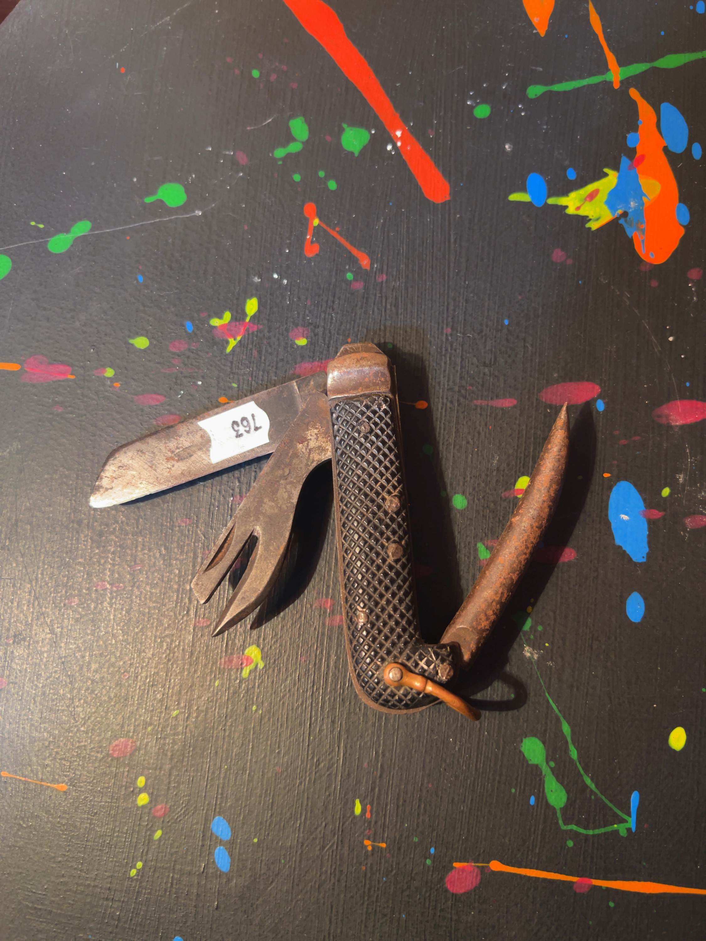 British Military Three-Piece Clasp Knife by John Watts Sheffield