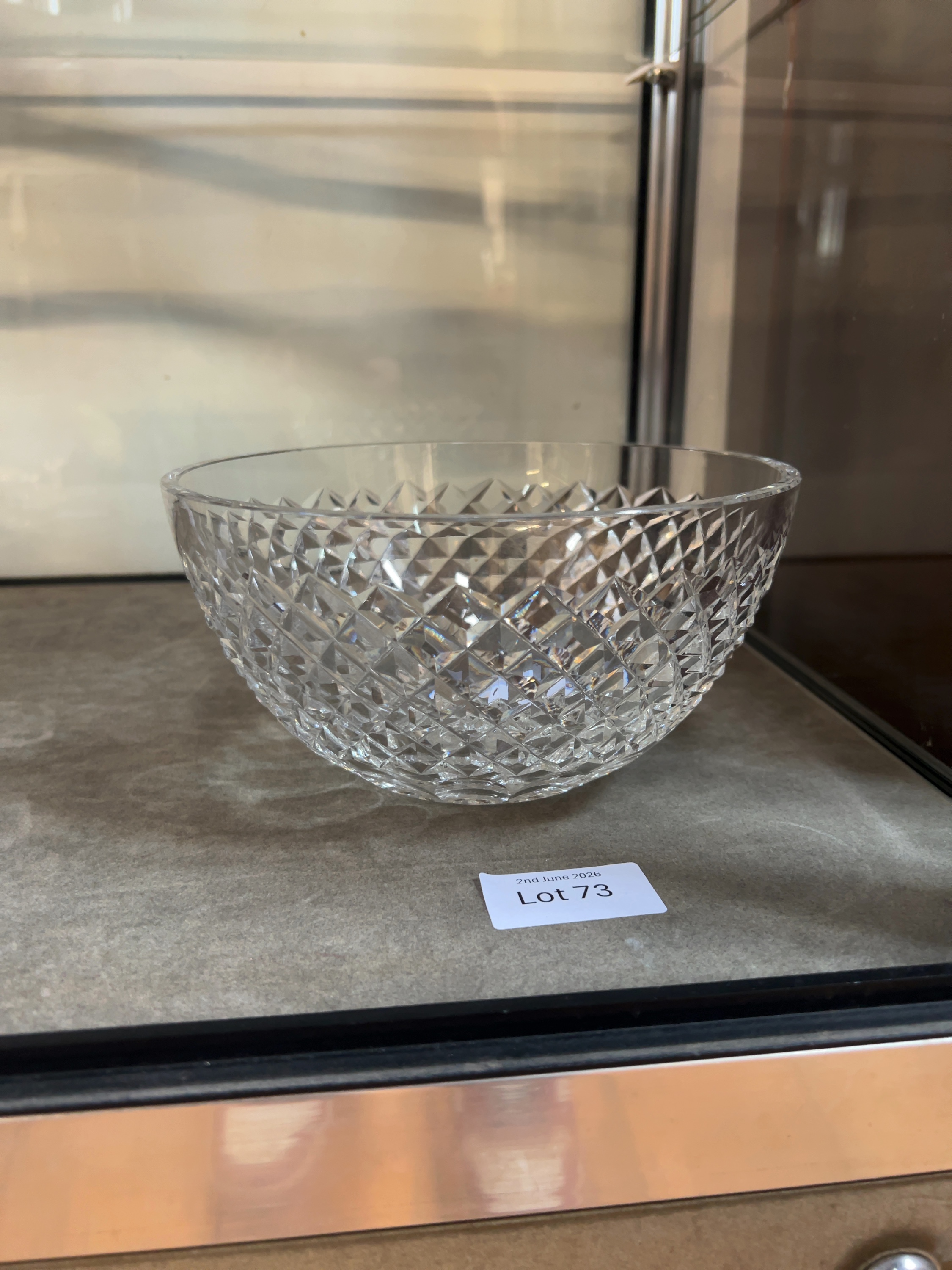 A Waterford Crystal Cut Lead Glass Bowl