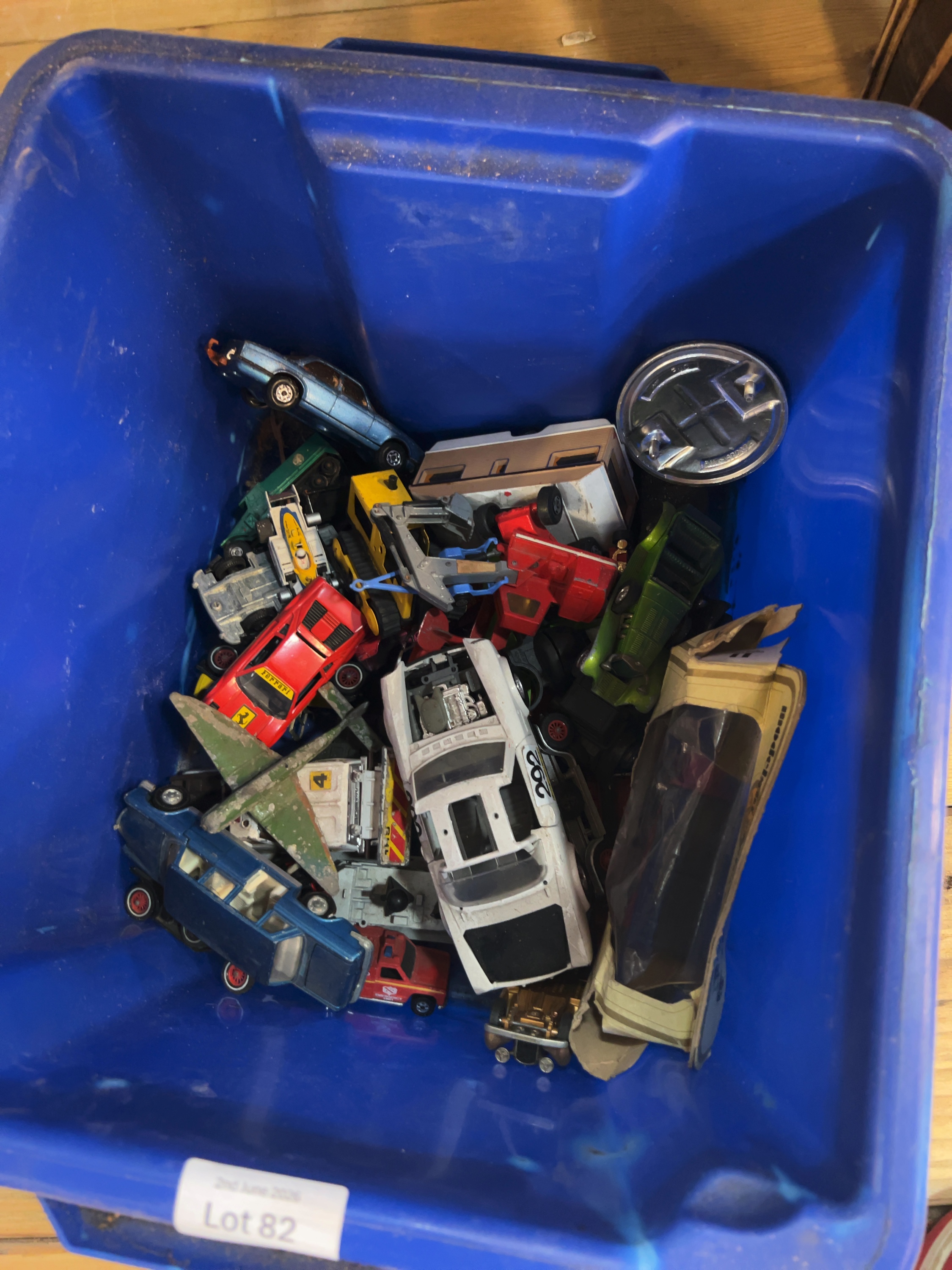 A Collection of Vintage Die-Cast Toy Vehicles and Play-Worn Collectibles including Matchbox Models of Yesteryear