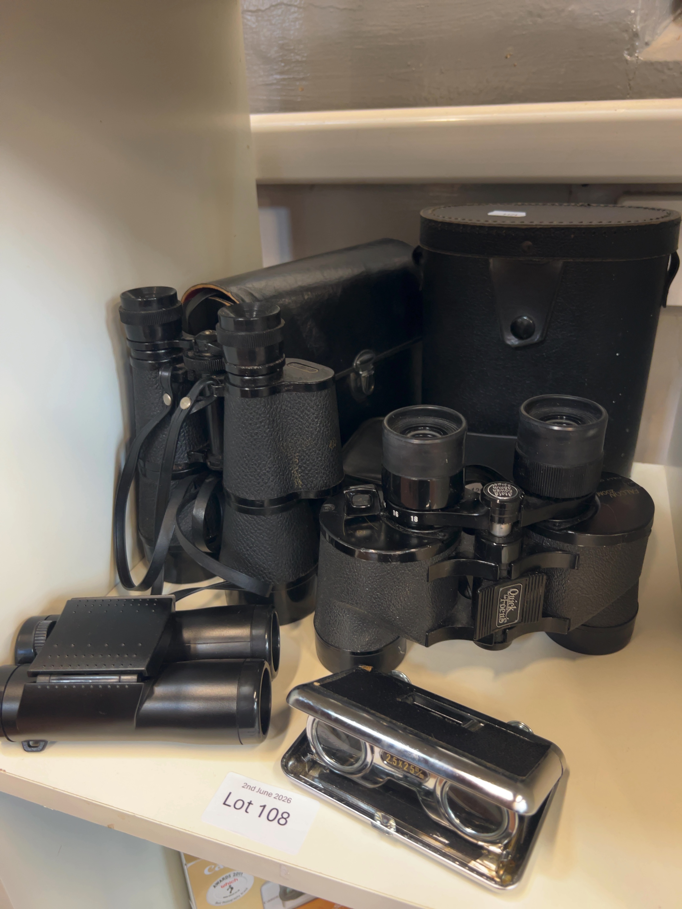 A Collection of Vintage and Modern Binoculars and Optical Instruments