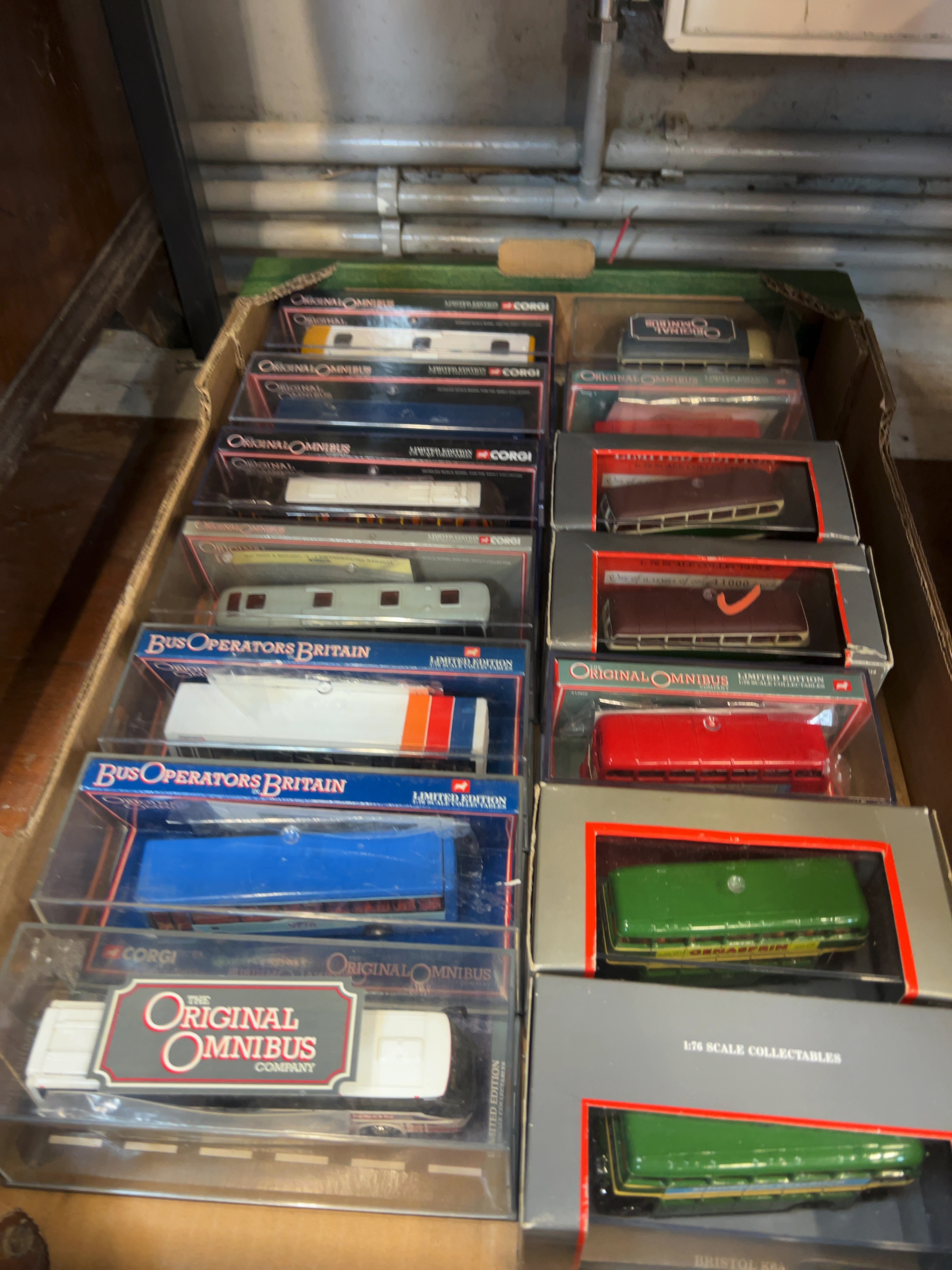 A Collection of Corgi Original Omnibus Company 1:76 Scale Model Buses and Coaches