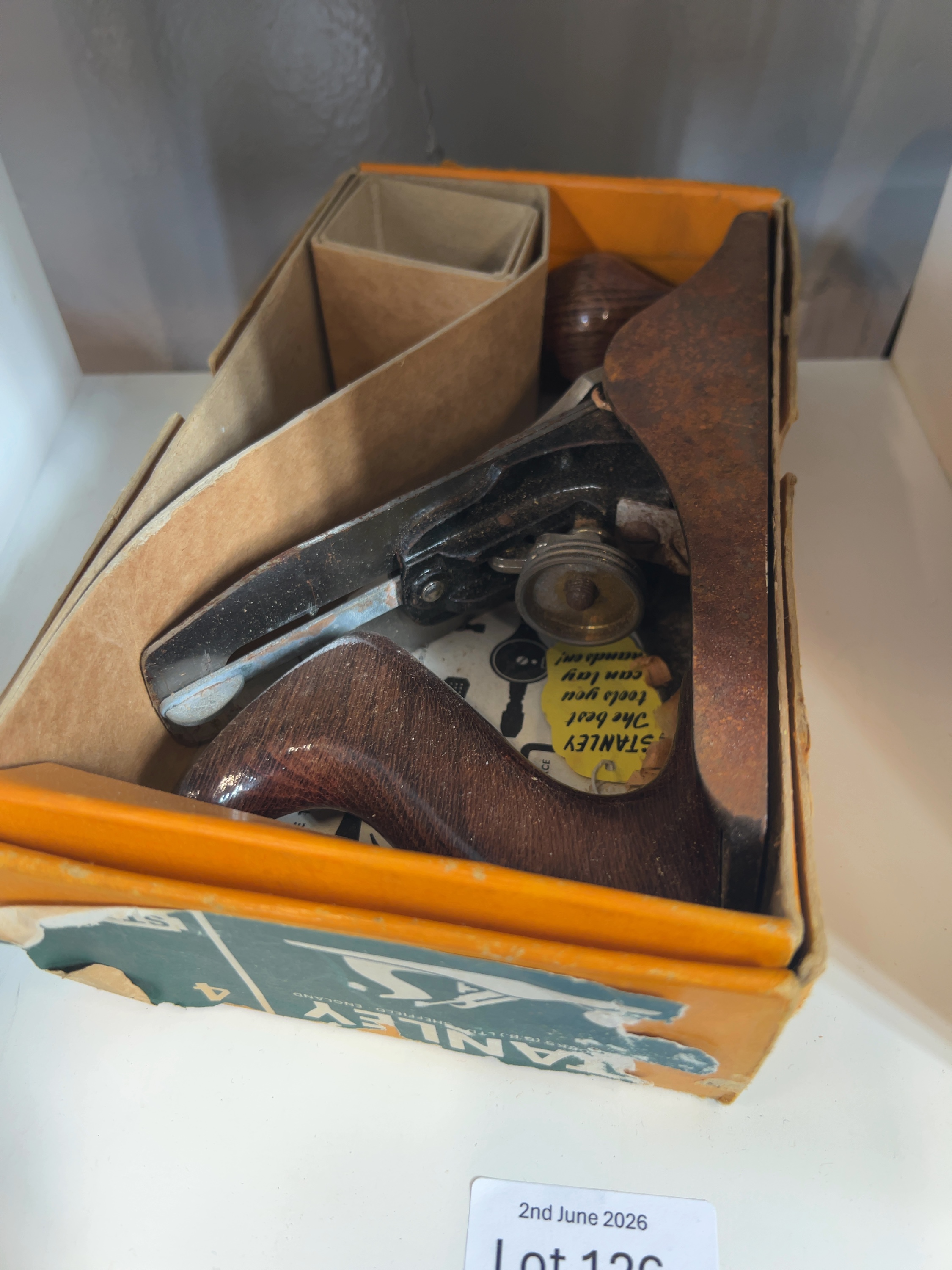 A Vintage Stanley No. 4 Smoothing Plane in Original Box