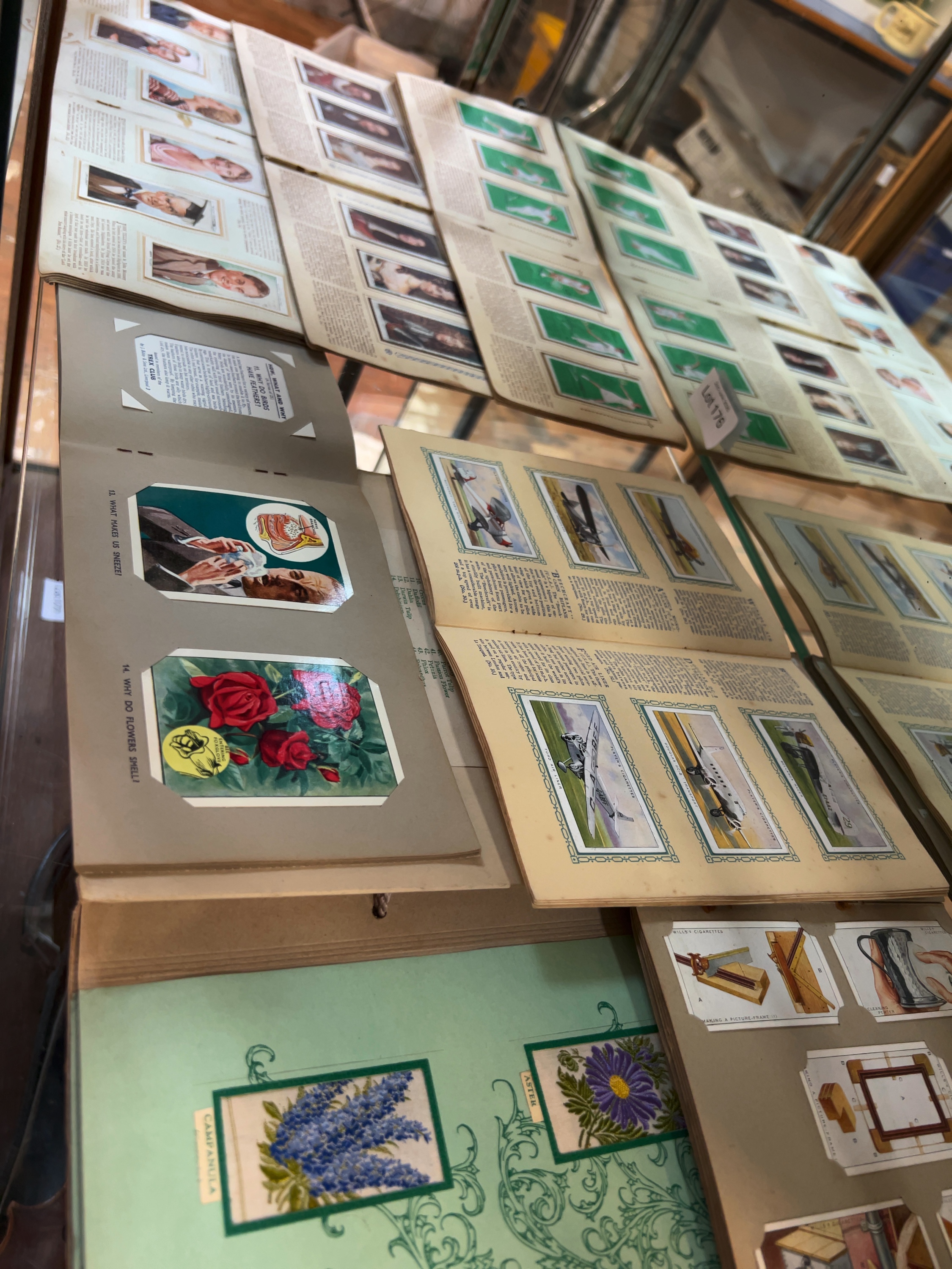 Vintage Cigarette Card Albums and Trade Cards including Wills's and Player's Series