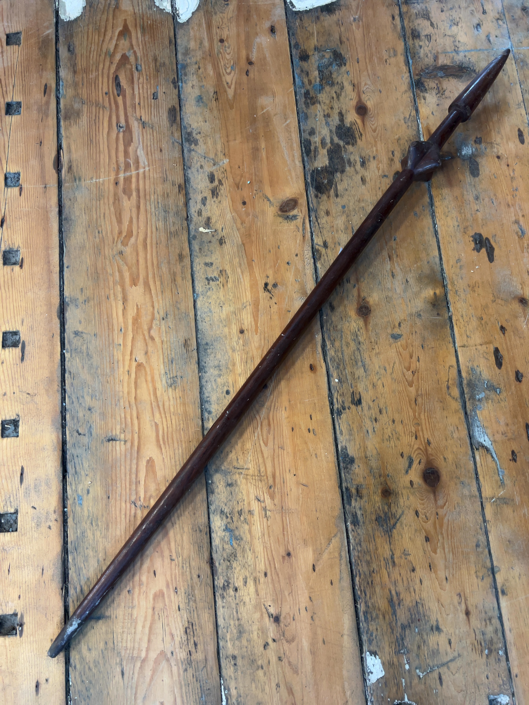 A Southern African Carved Hardwood Prestige Staff, Late 19th or Early 20th Century