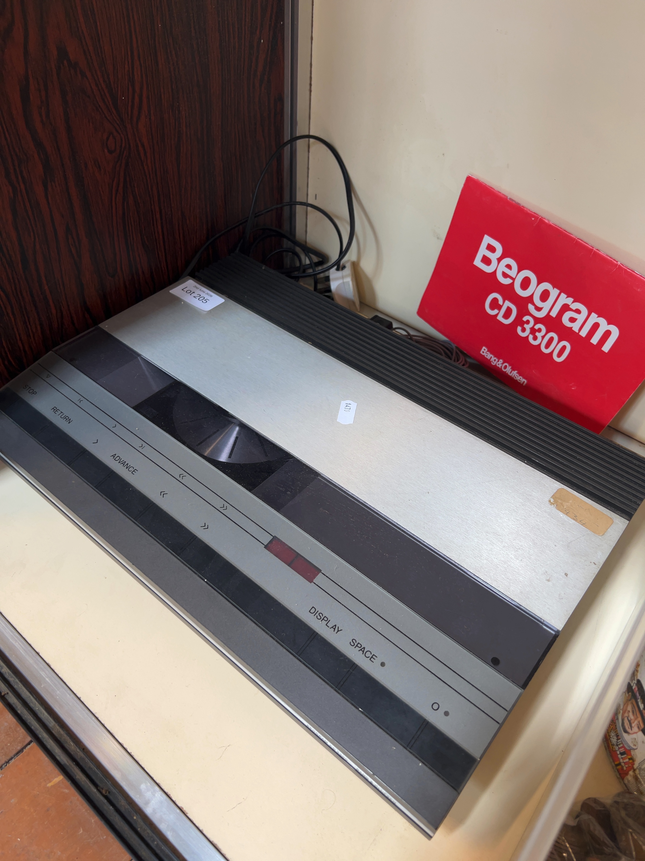 Bang & Olufsen Beogram CD 3300 Compact Disc Player