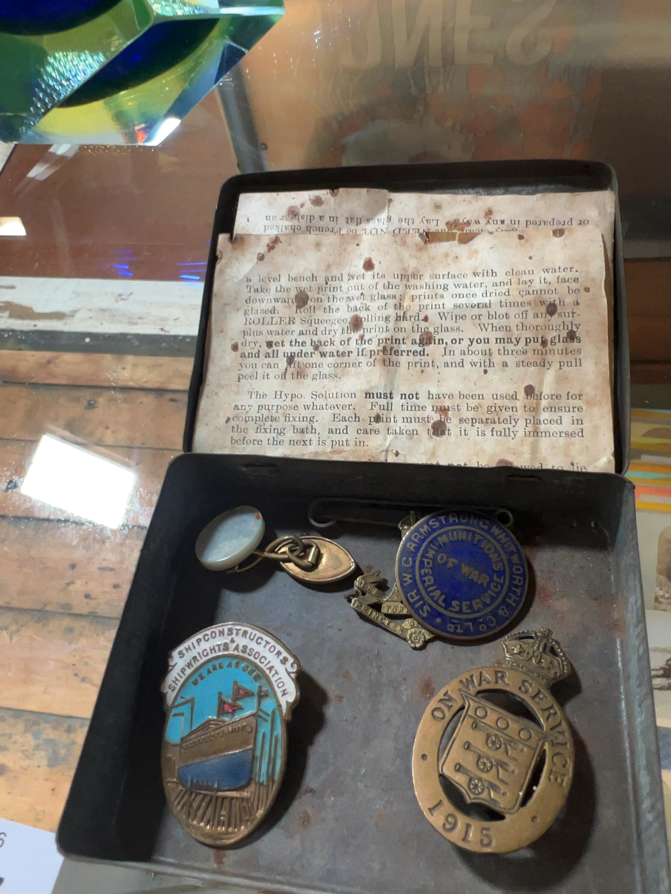 A Collection of WWI Era British Military, Trade Union, and War Service Badges