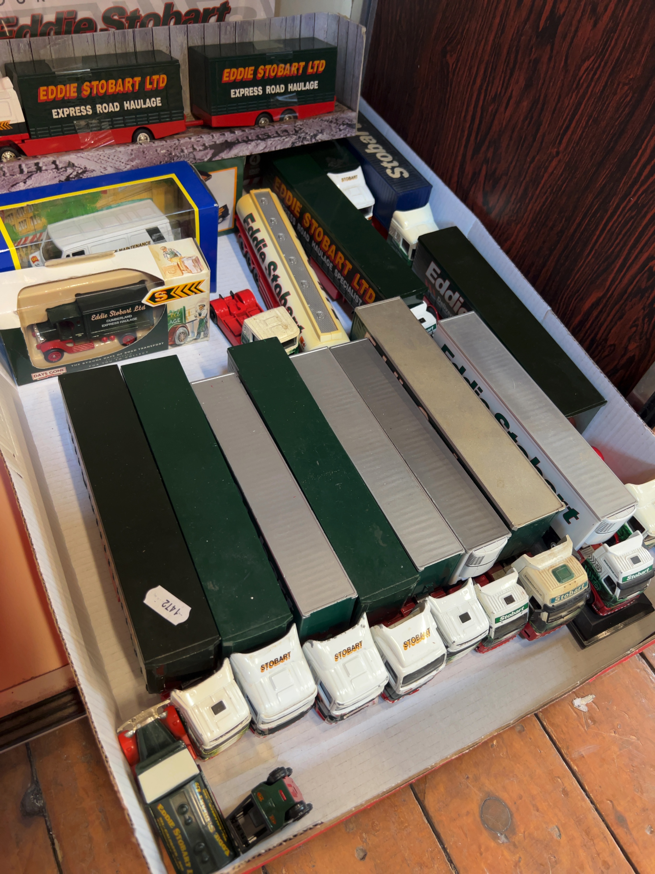 A Large Collection of Eddie Stobart Ltd Die-Cast Model Vehicles by Lledo and Others