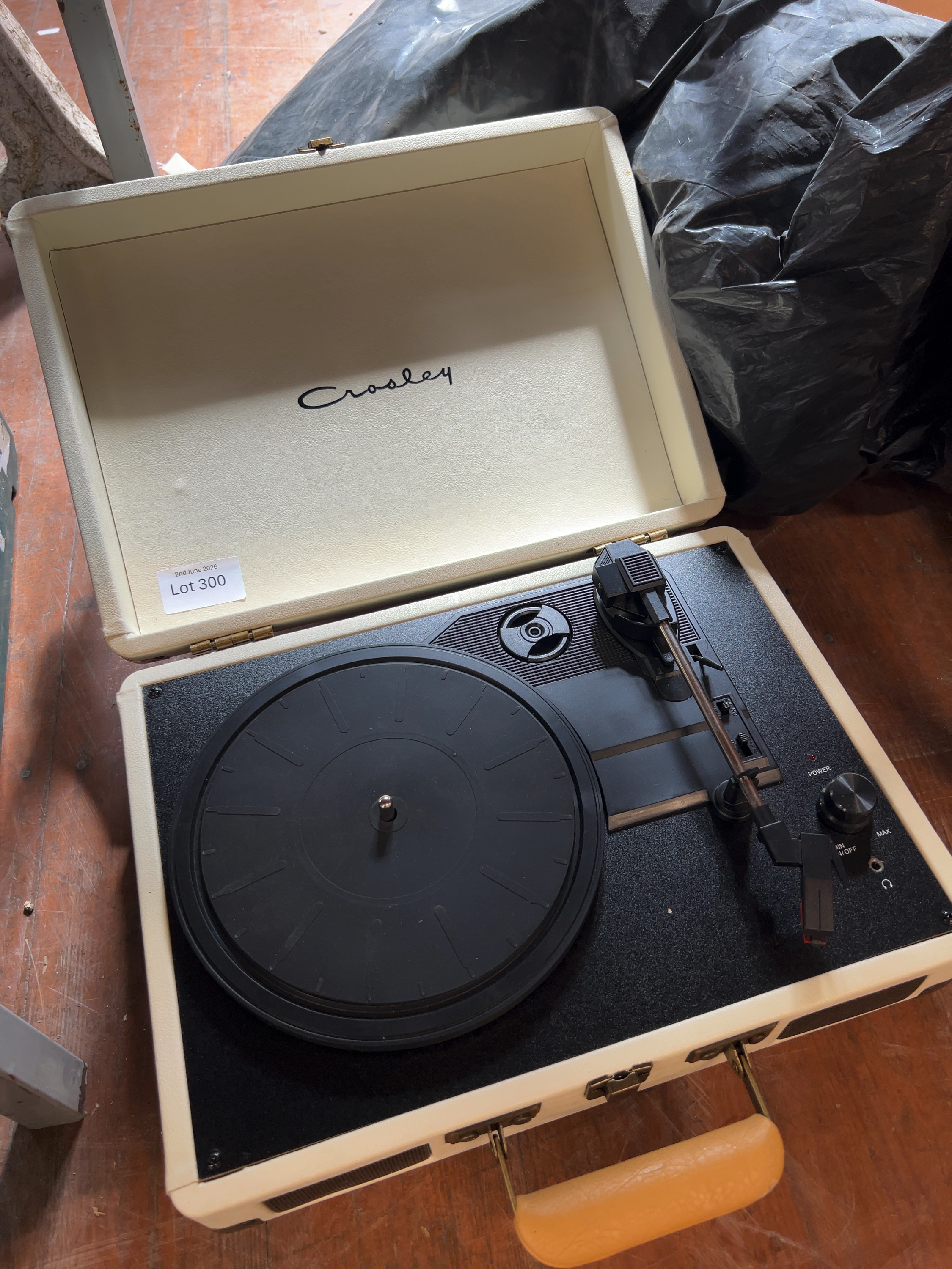 A Crosley Cruiser Portable Suitcase Record Player