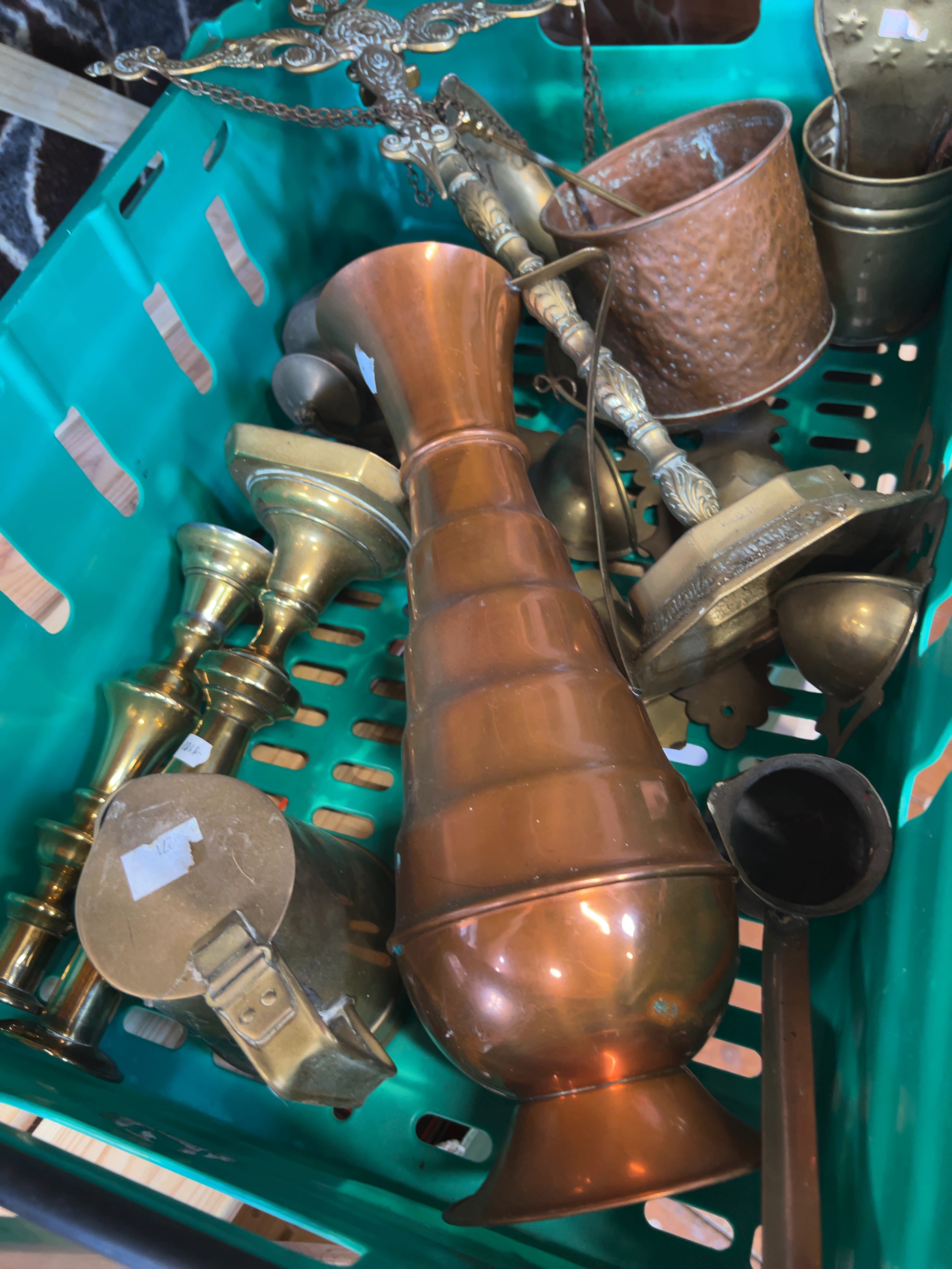 Late 19th and Early 20th-Century Brass and Copper Domestic Metalware