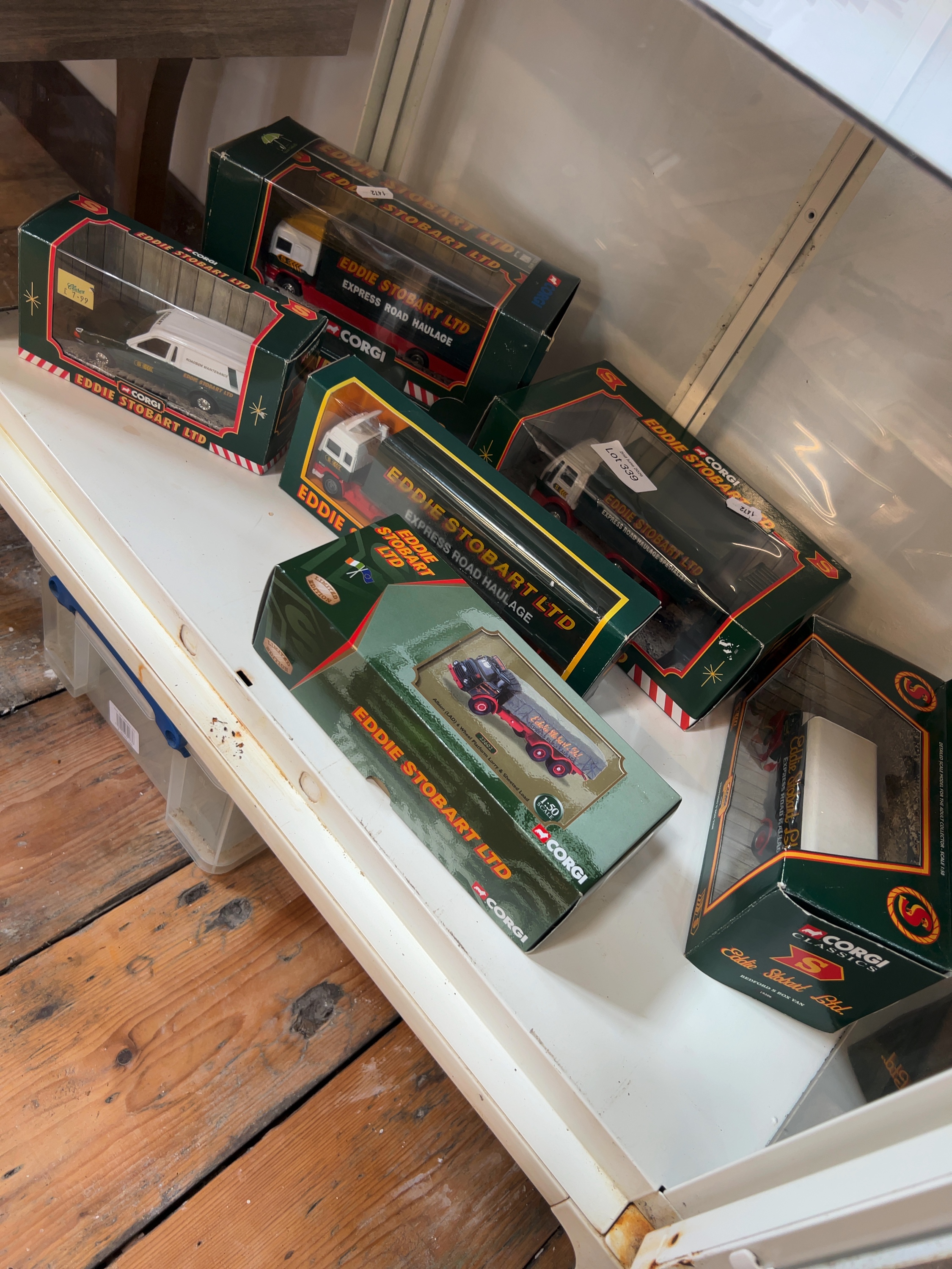 Six Corgi and Corgi Classics Eddie Stobart Ltd Model Vehicles in Original Boxes