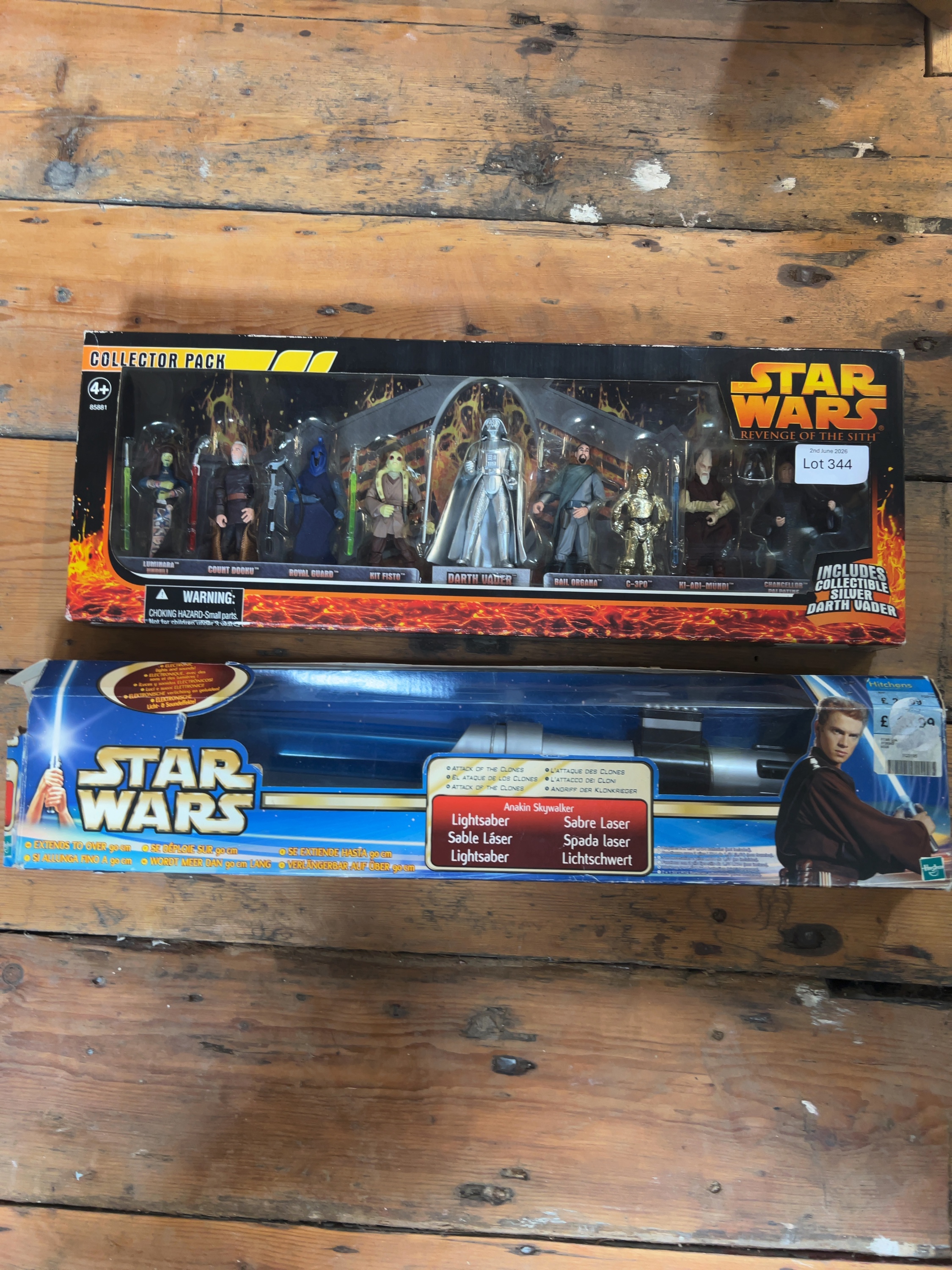 A Pair of Hasbro Star Wars Boxed Toys
