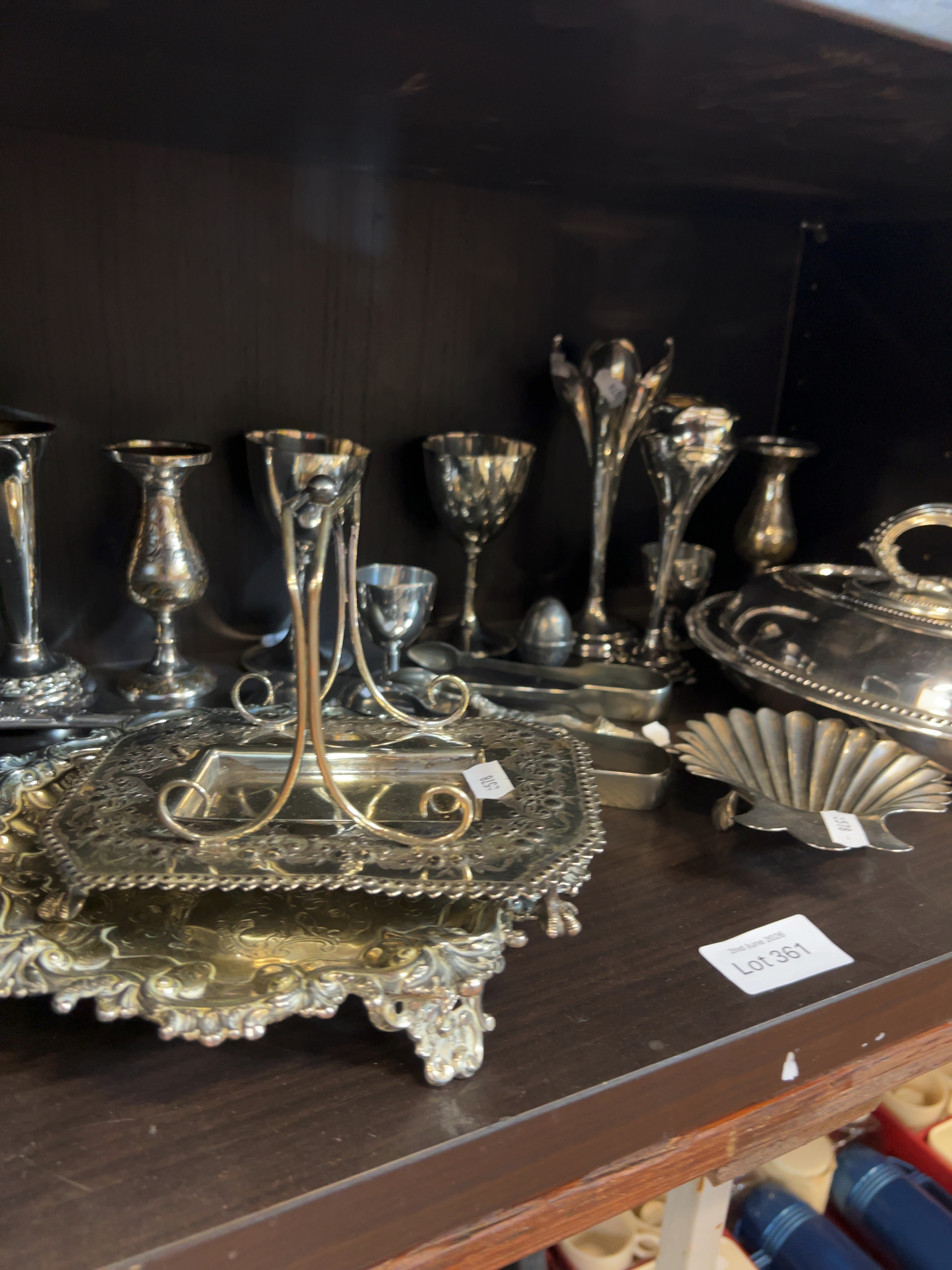 A Collection of Assorted Silver-Plated Tablewares and Decorative Objects