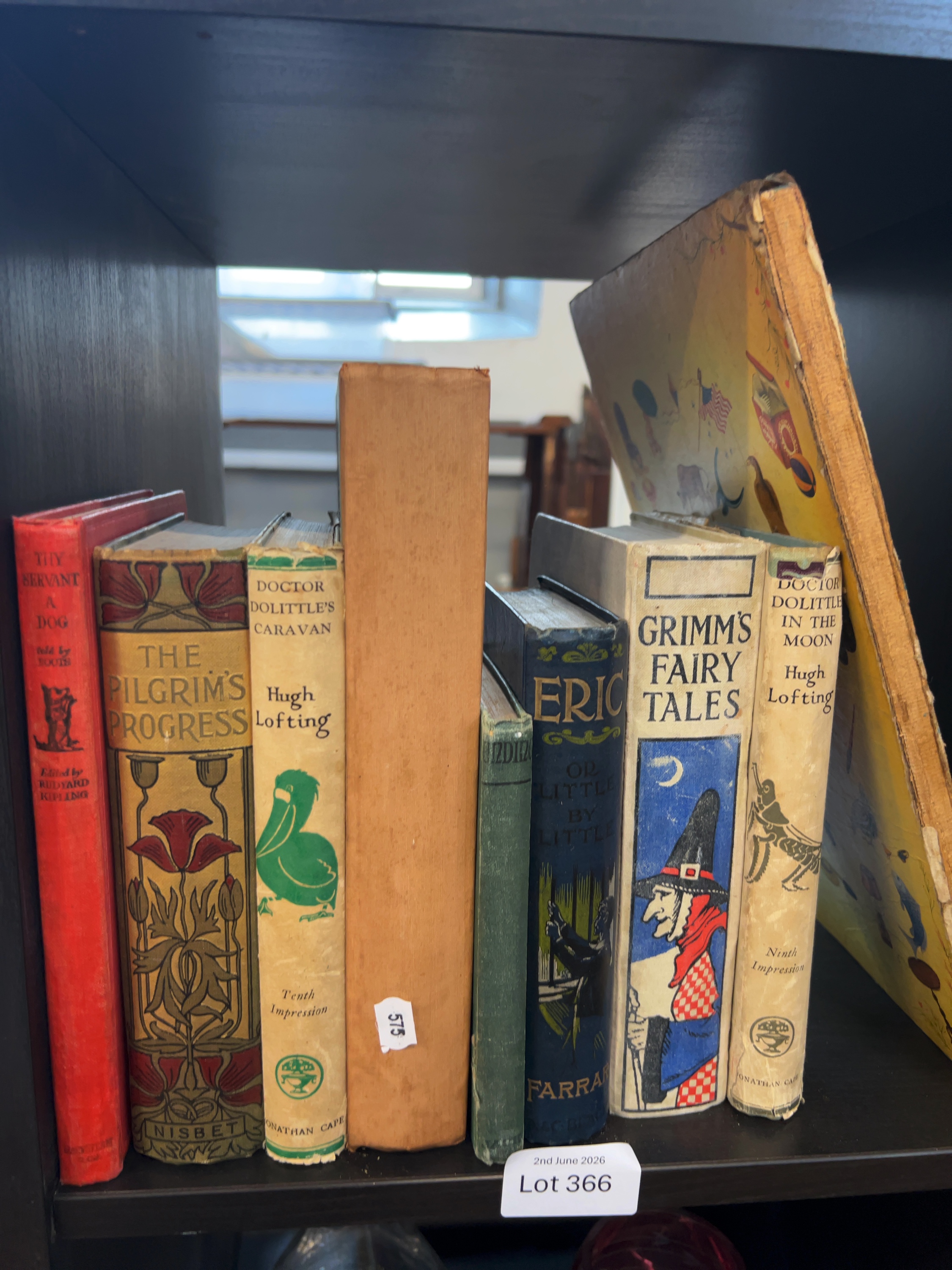 A Collection of Vintage Children's Literature by Hugh Lofting, John Bunyan, and F.W. Farrar