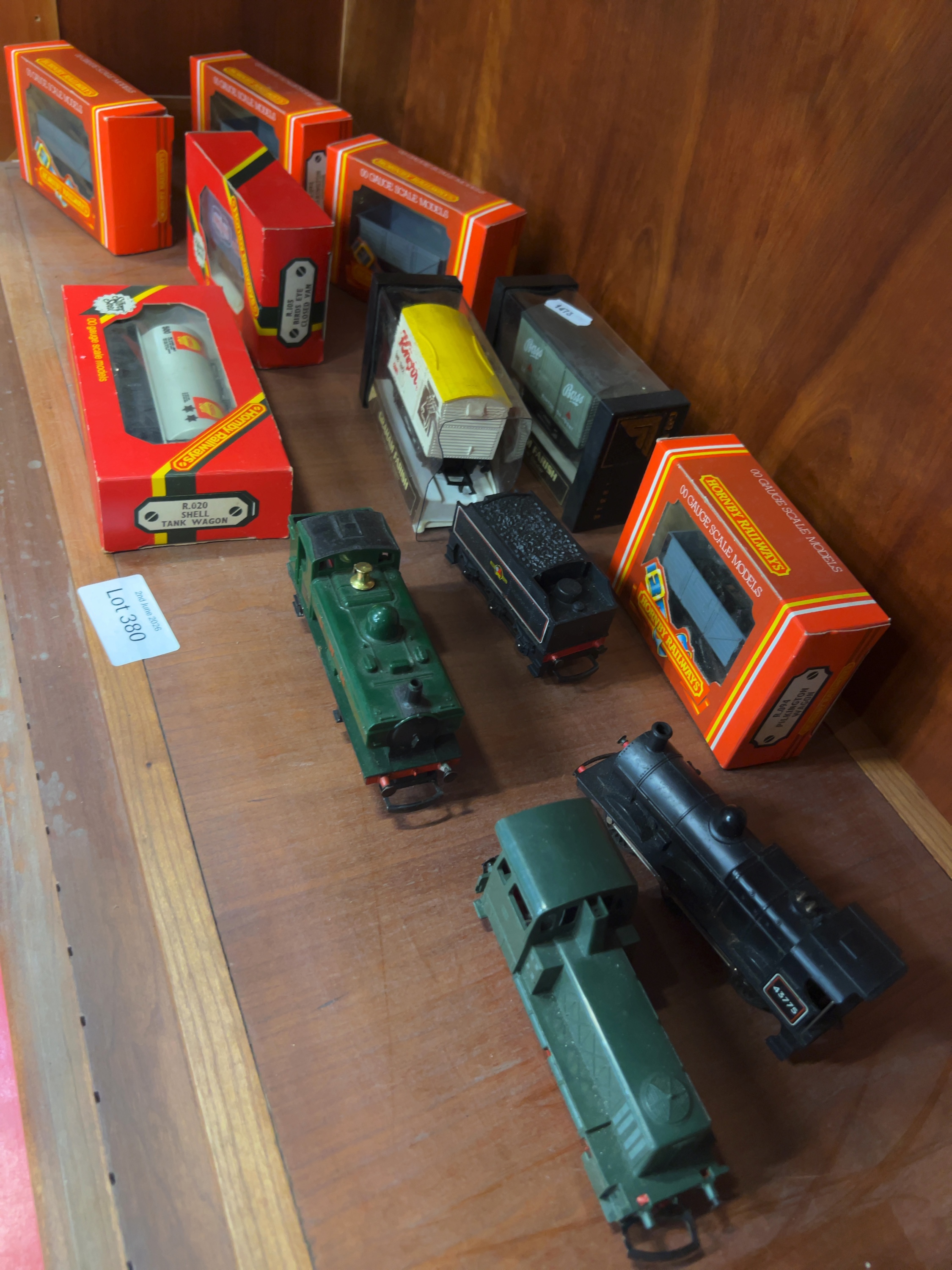 A Collection of OO Gauge Model Railway Locomotives and Rolling Stock by Hornby Railways and Graham Farish