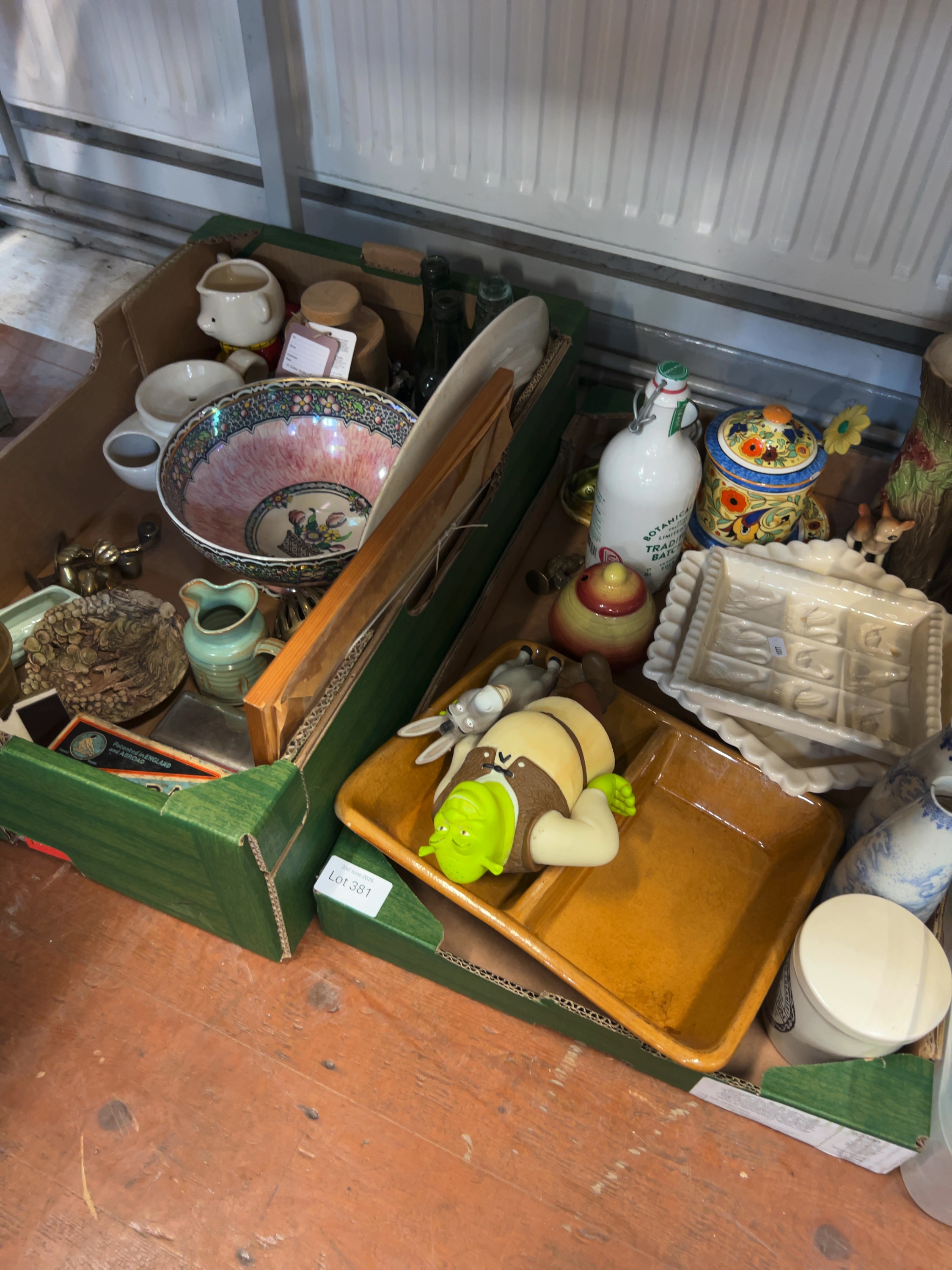 An Assortment of Vintage Ceramics, Metalware, and Novelty Collectibles