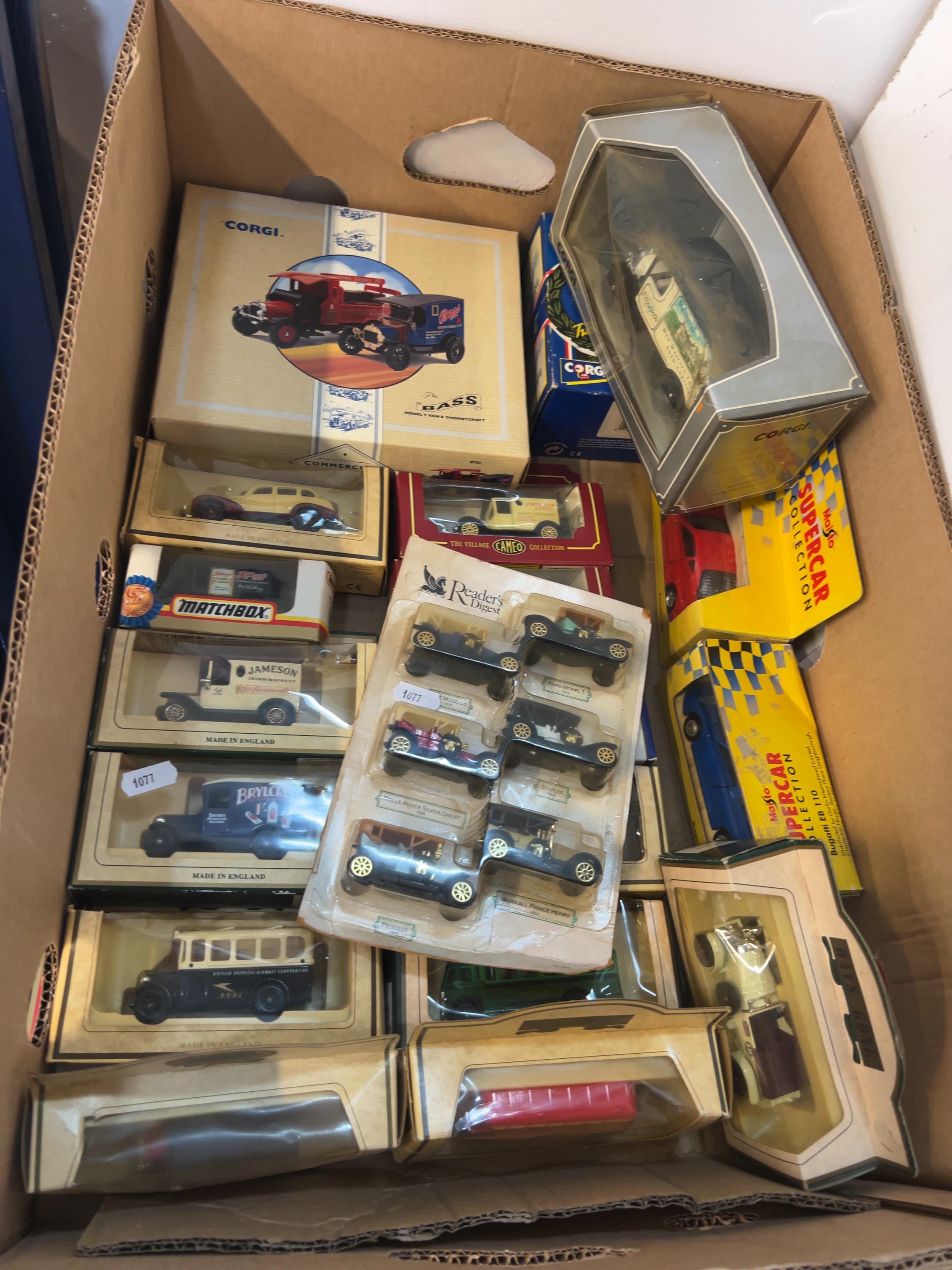A Collection of Boxed Die-cast Model Vehicles by Corgi, Lledo, Matchbox and Others