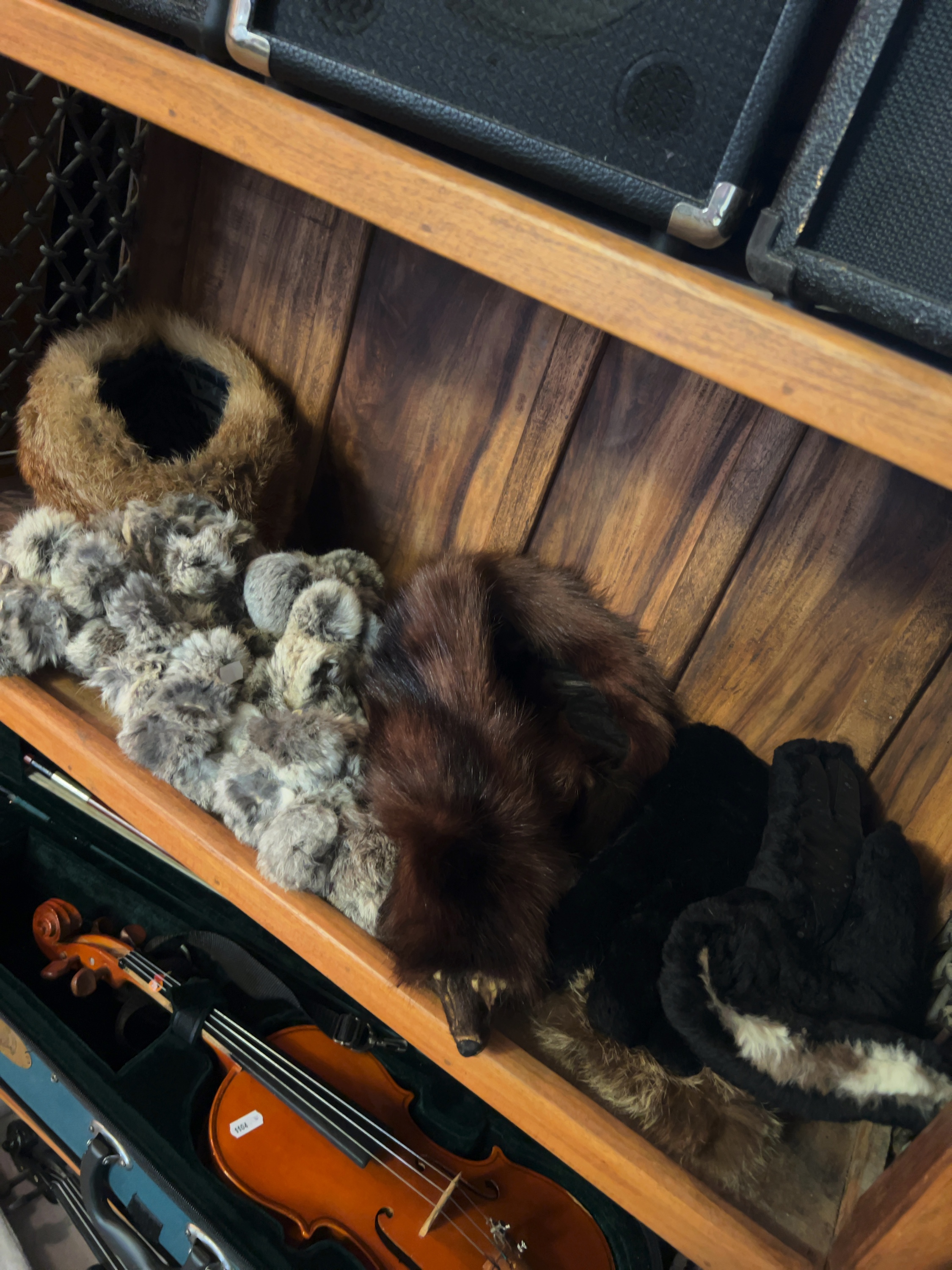 A Collection of Vintage Mid-20th Century Fur Garments and Accessories including a Silver Fox Style Bolero and Full-Pelt Stole