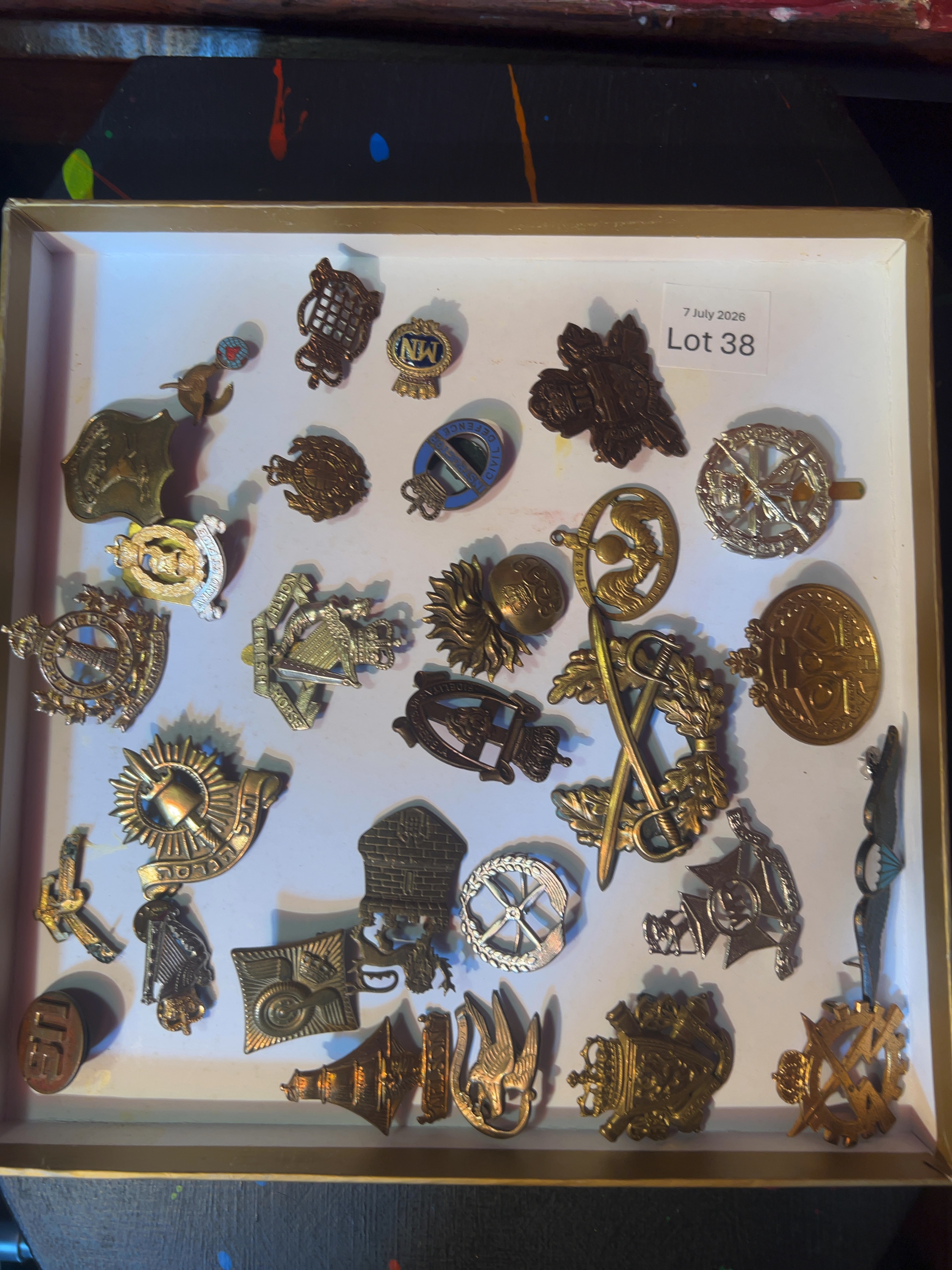 Collection of British, Commonwealth, and International Military and Civil Service Badges and Insignia