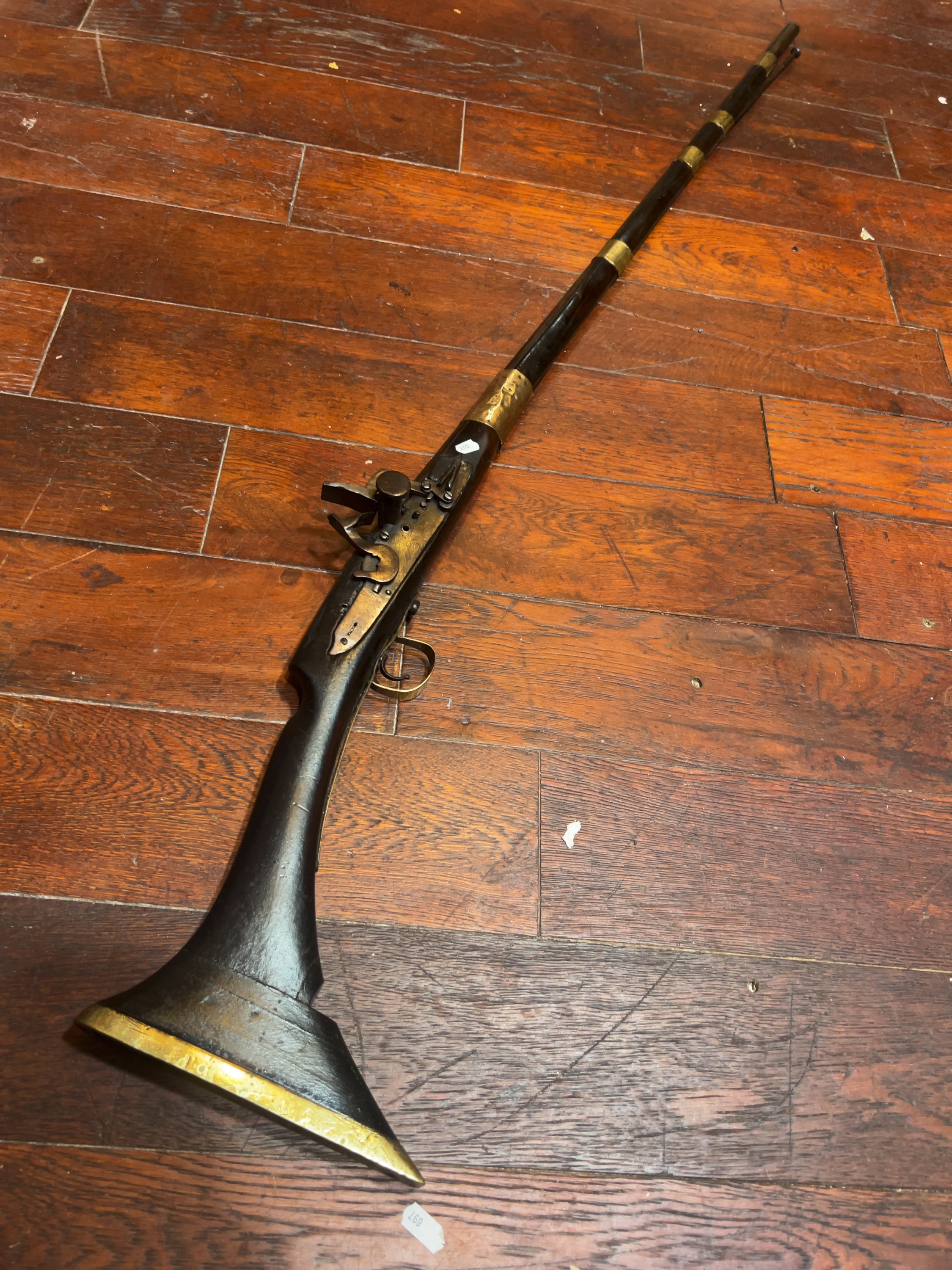 19th Century North African Miquelet-Lock Moukhala Rifle