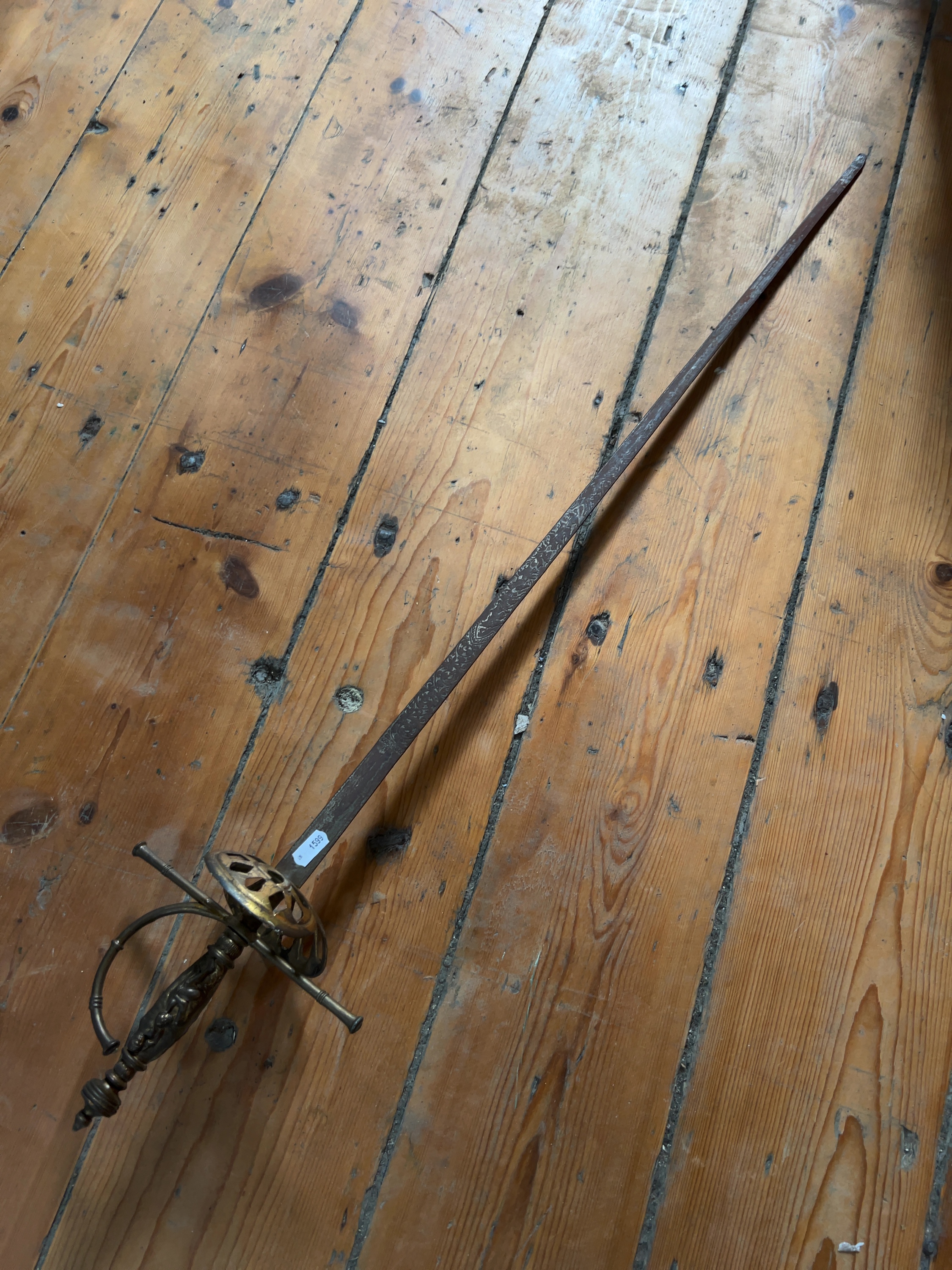 Victorian Decorative Swept-Hilt Rapier in the 17th-Century Style