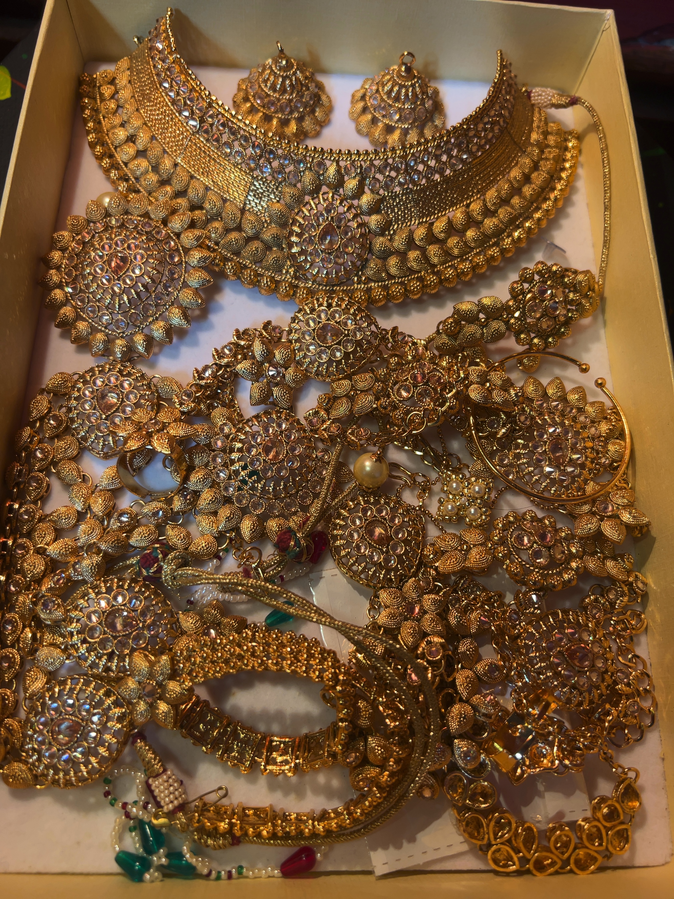 Yellow Metal Traditional South Asian Bridal Jewellery collection