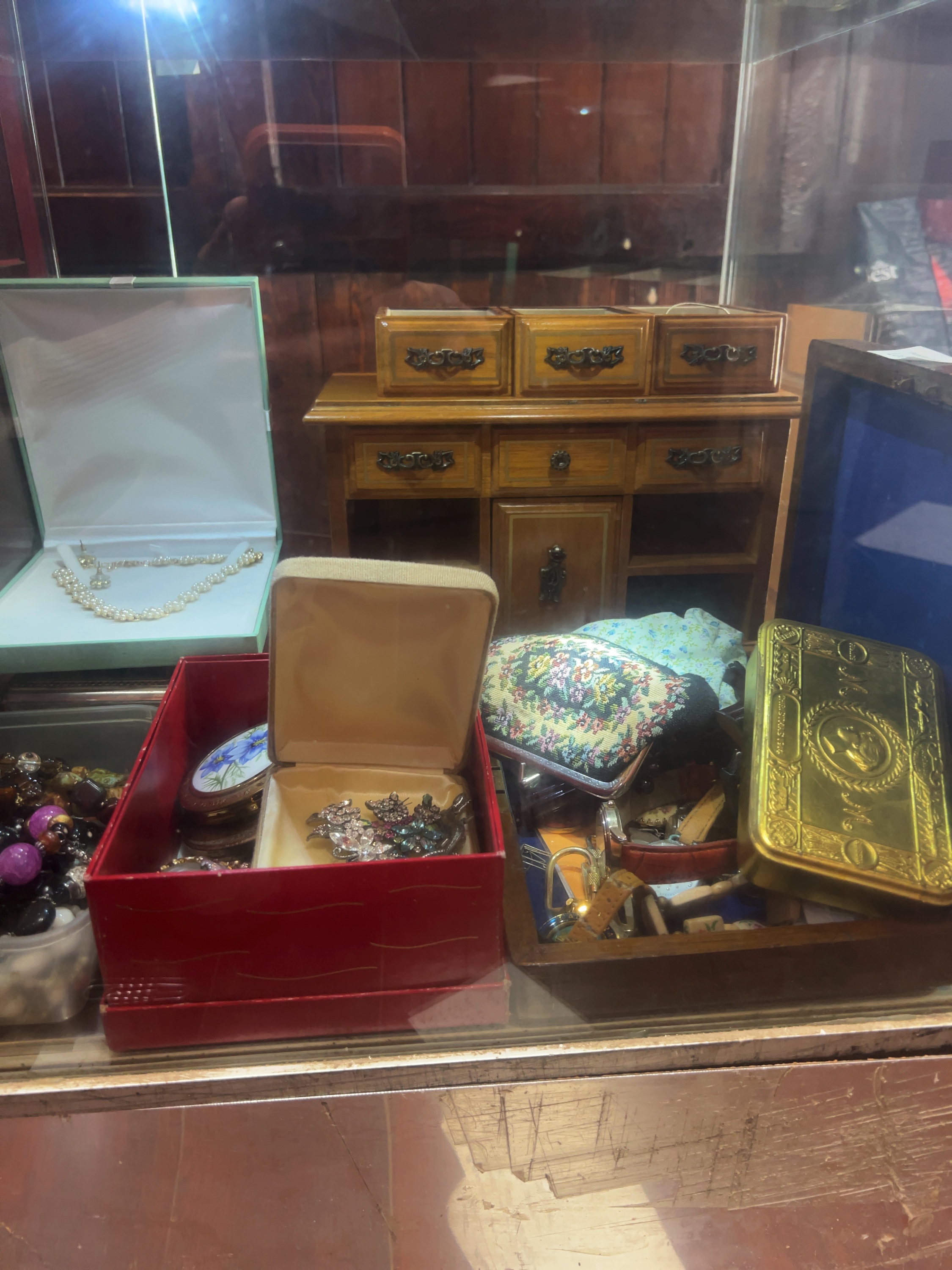 Vintage Costume Jewellery and Collectibles including Princess Mary 1914 Christmas Tin