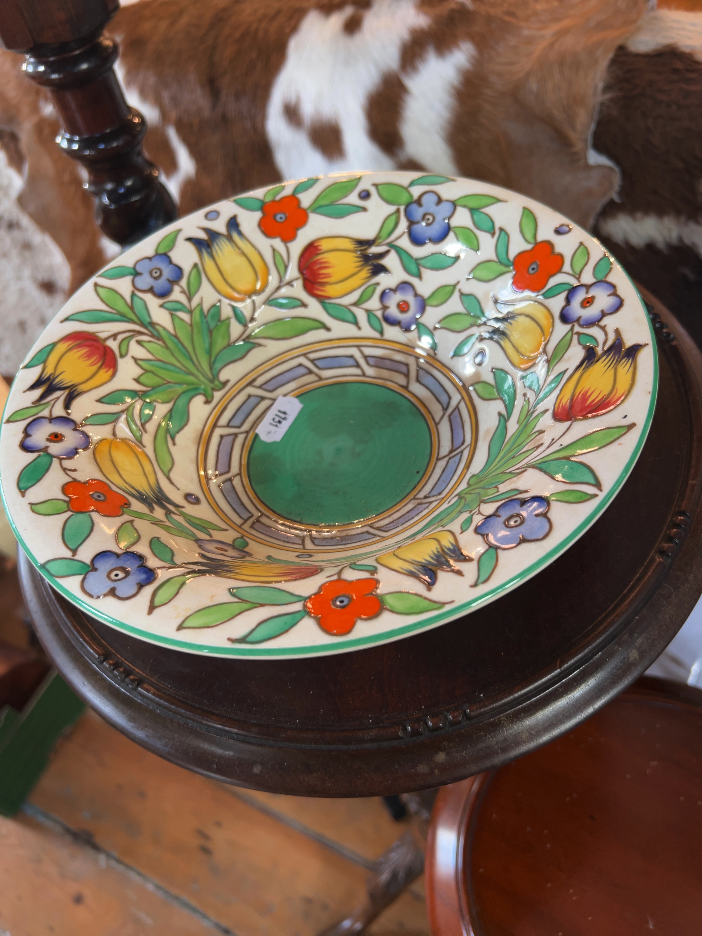 Art Deco Bursley Ware Charlotte Rhead Earthenware Tulip Bowl