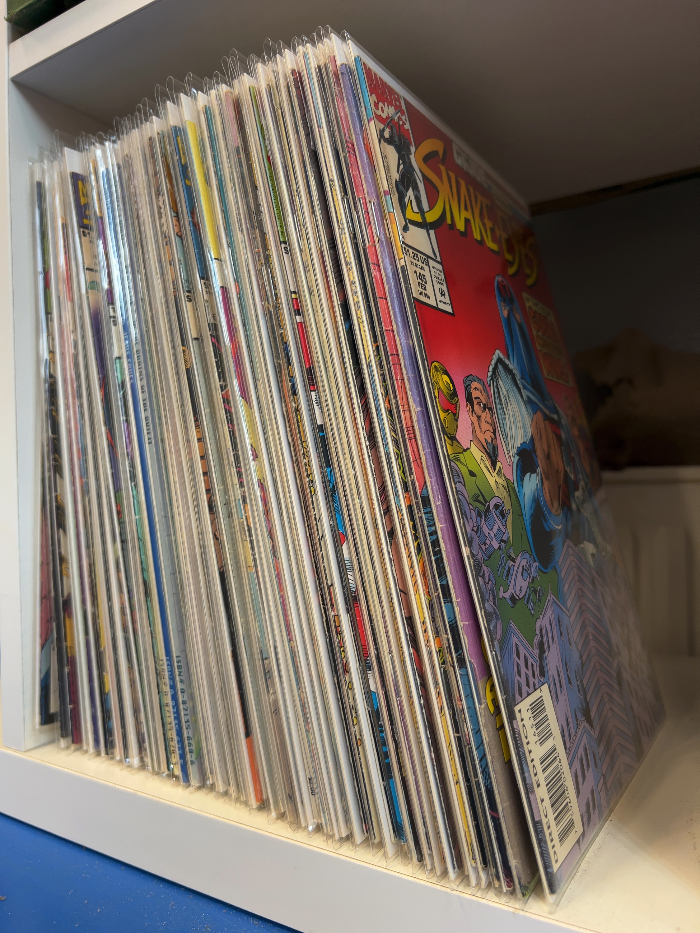 Marvel Comic Books Including G.I. Joe, Iron Man, and The Incredible Hulk