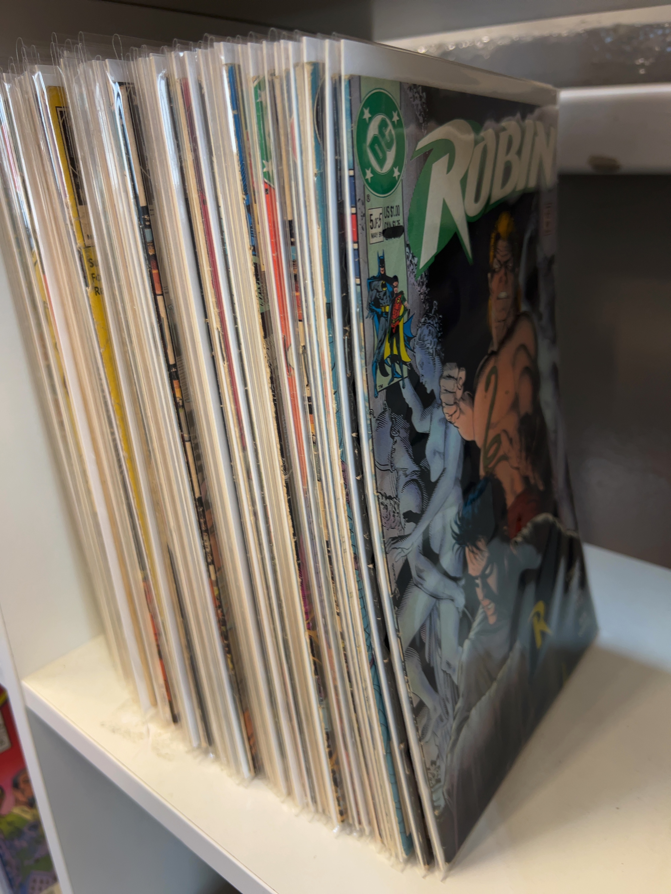 DC Comics Superhero Comic Books Including Batman, Robin, and The Flash