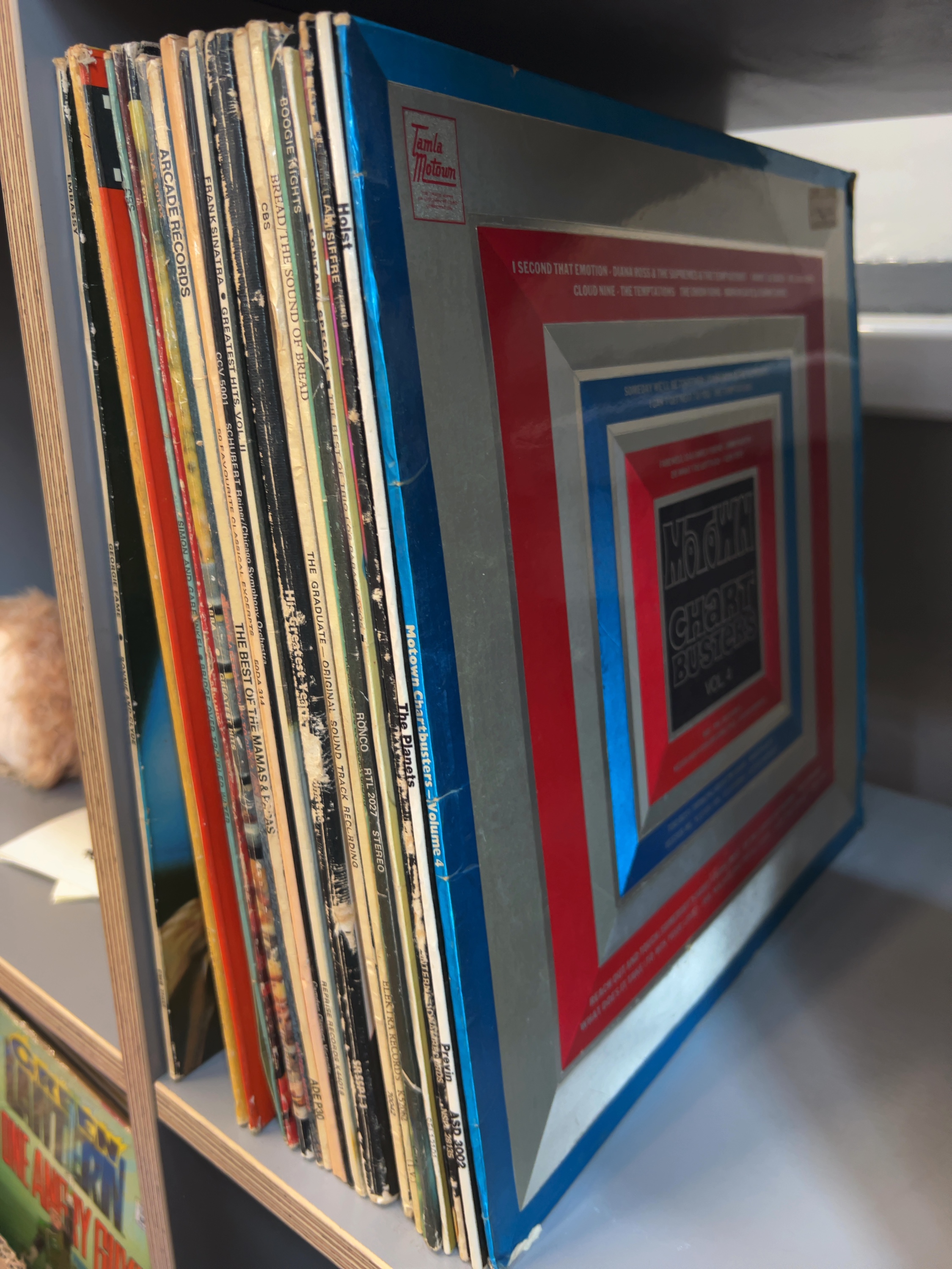 Approx. 20 Vinyl LP Records inc. Motown Chartbusters Vol. 4, ABBA, and Holst The Planets