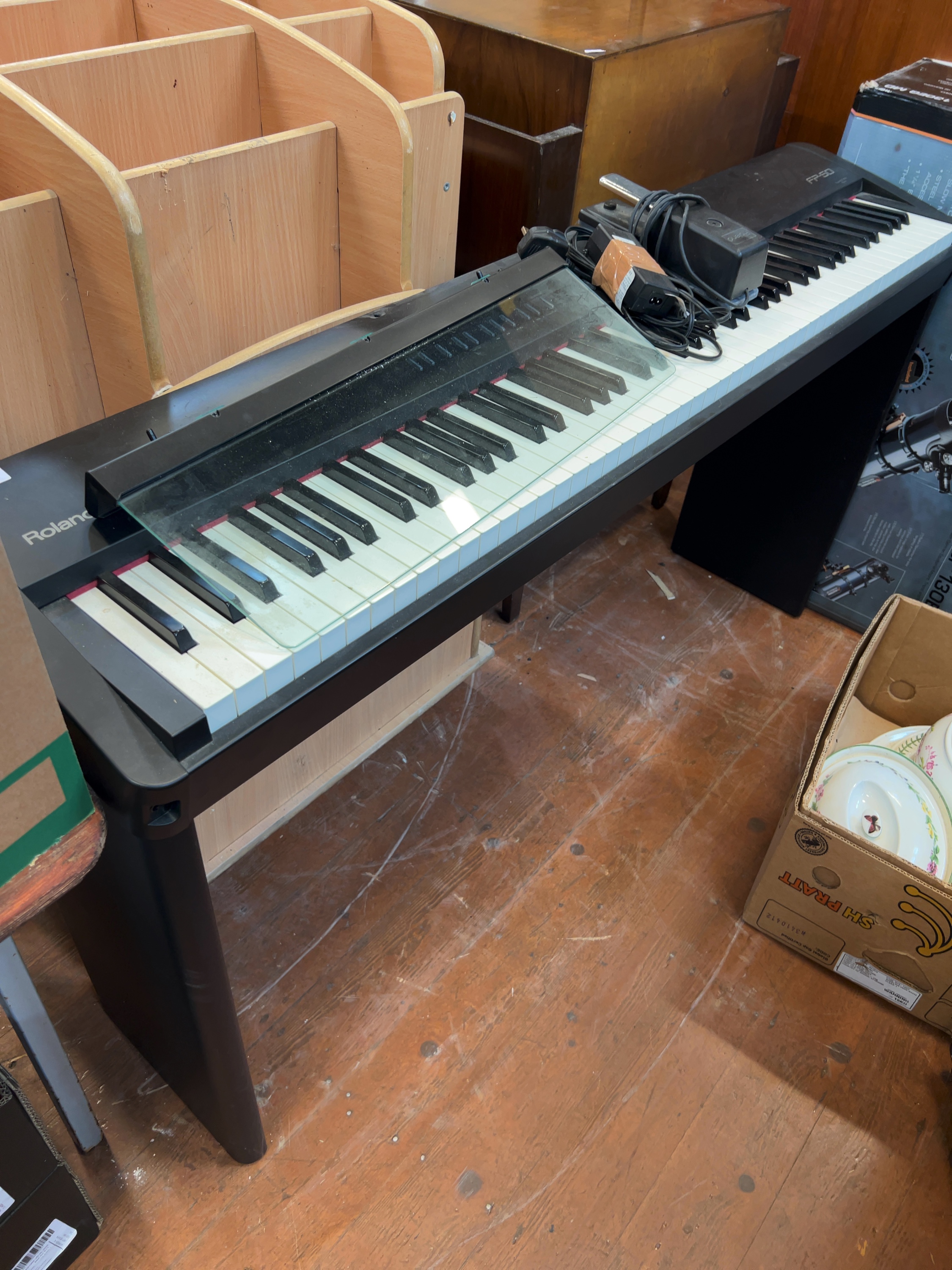Roland FP-50 SuperNATURAL Digital Piano on Stand including Sustain Pedal